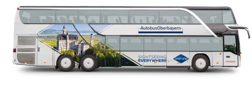 Autobus Oberbayern Doppeldecker Bus Sightseeing Gray Line